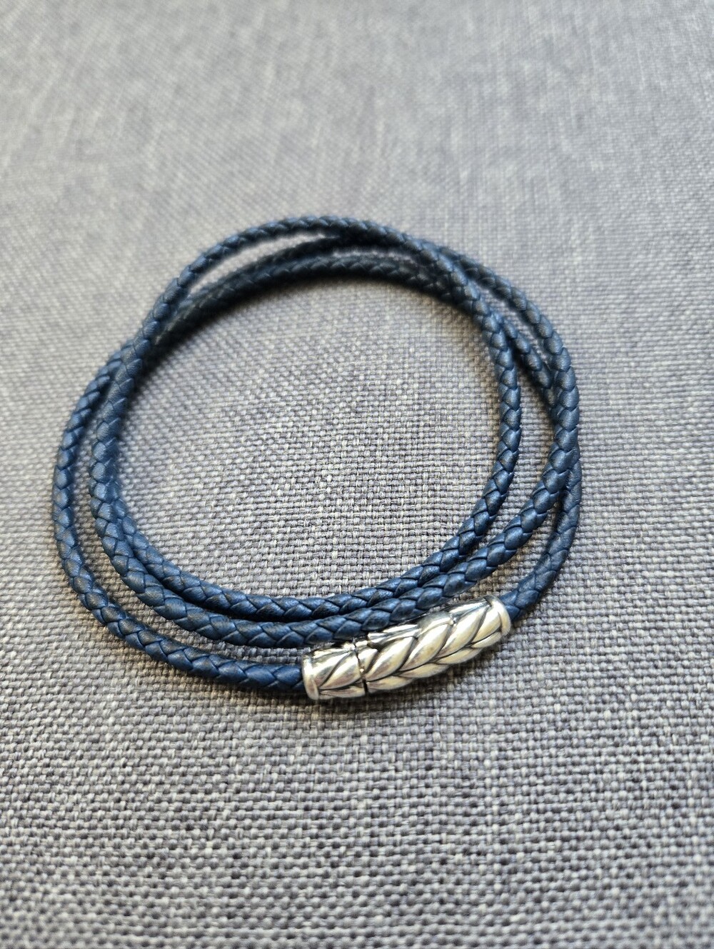 David Yurman Chevron Triple Wrap Bracelet